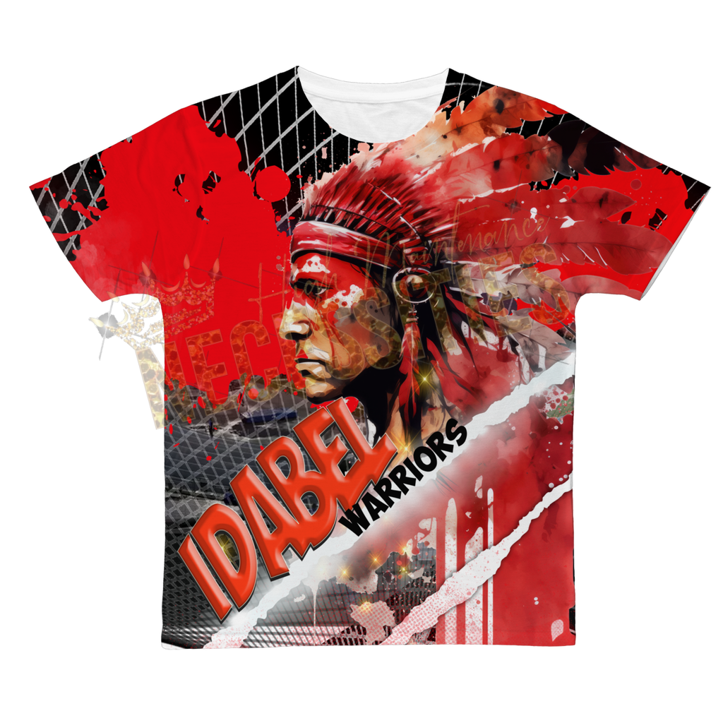 Warrior All Over Sublimation Adult Allover Print T-Shirt Xs Classic Apparel