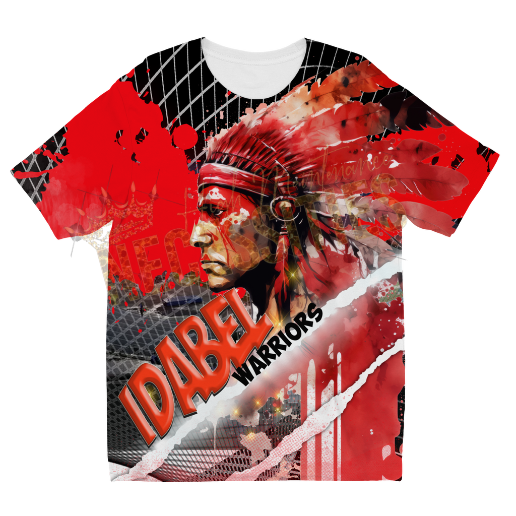Warrior All Over Sublimation Kids T-Shirt 3 To 4 Years Classic Apparel